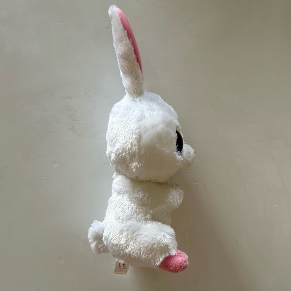 Ty Beanie Boos Collection RETIRED Carrots the White Bunny Rabbit Plush - Picture 5 of 8